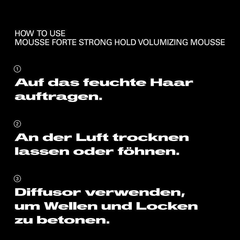 Mousse-Forte-Anwdnung