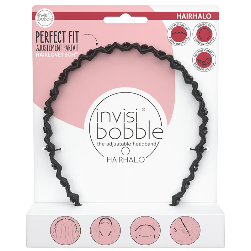 Invisibobble Hairhalo Black Sparkle