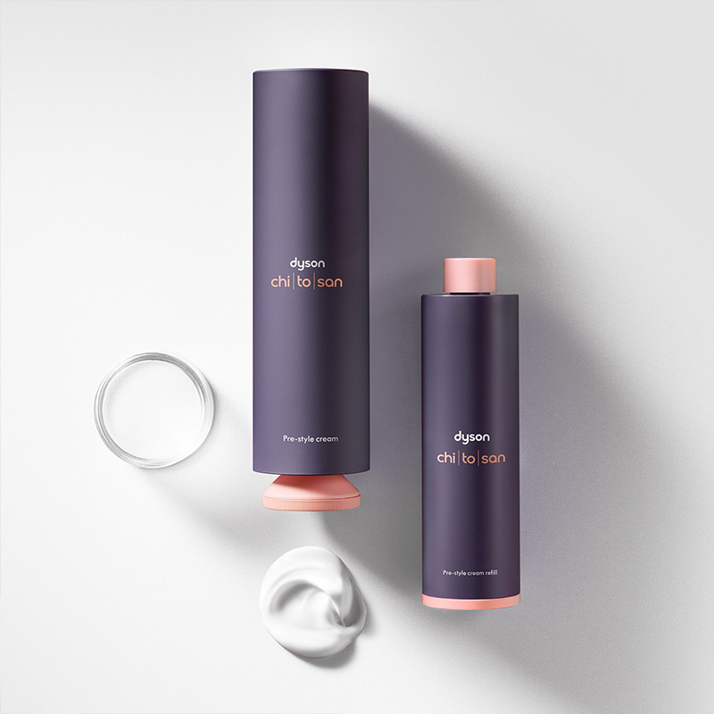 Dyson Chitosan Pre-Styling Creme - glattes und welliges Haar