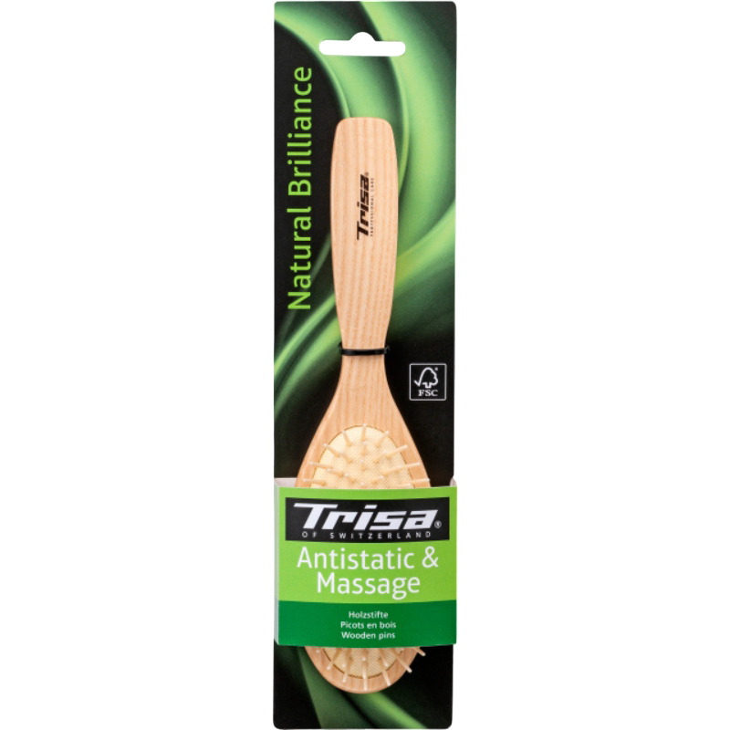 Haarbürste Natural Brilliance Large Holzstifte