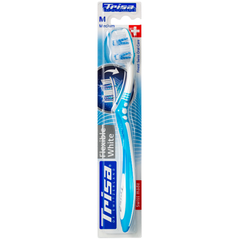 Trisa Zahnbürste Flexible White Medium