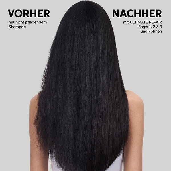Ultimate Repair Shampoo - 1L Pouch - Vorher-Nachher