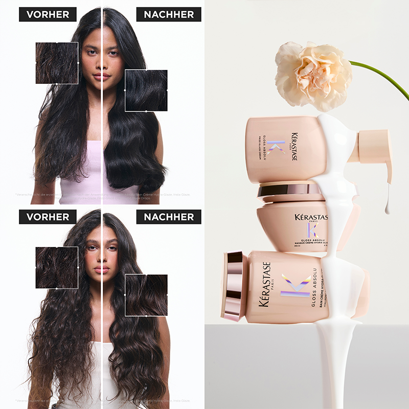 Gloss Absolu Bain Crème Hydra Glaze Pouch - 500ml