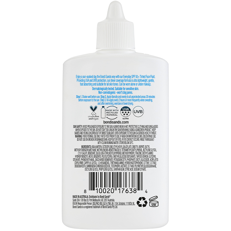 Bondi Sands Face SPF 50+ Tinted Everyday Fluid