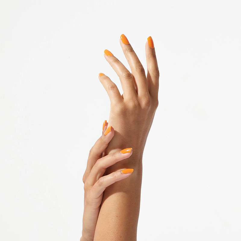 Hand Layers - Solid Sunny Orange