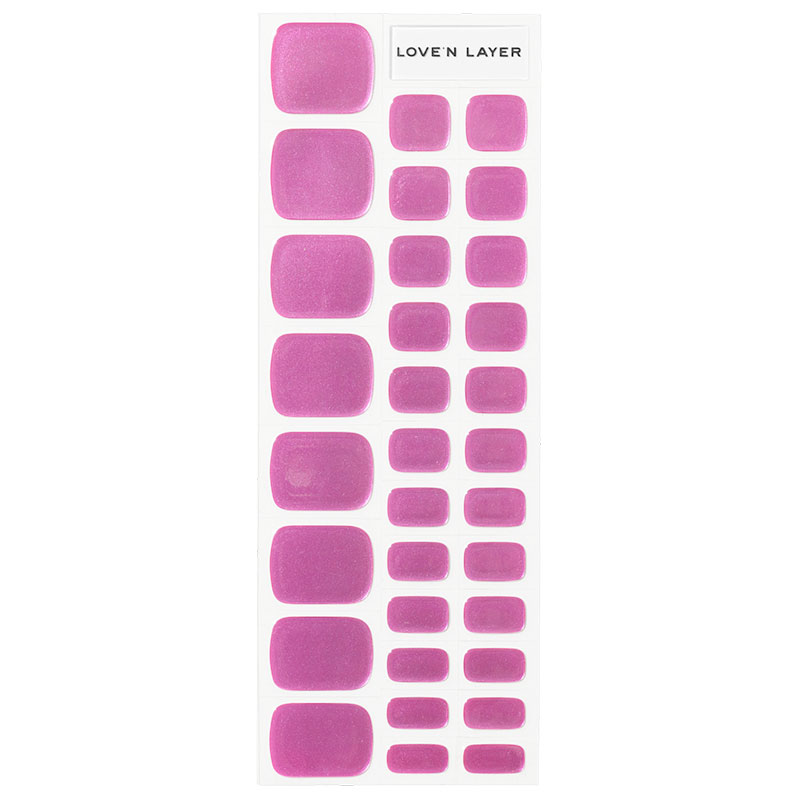 Toe Layers - Metallic Toe Dahlia Purple