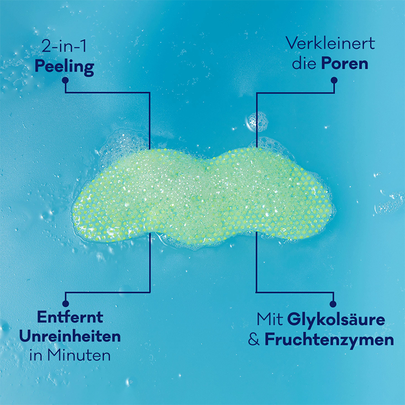 Porenverfeinernde Bubble Nasenmaske