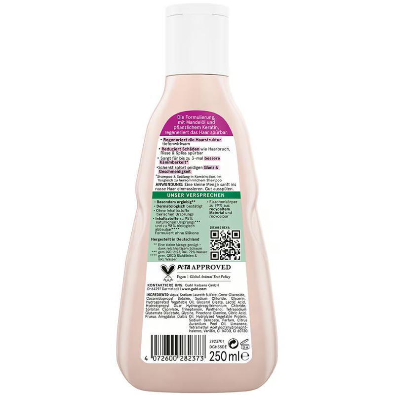 Reparatur-Aufbau-Shampoo-Inhalt