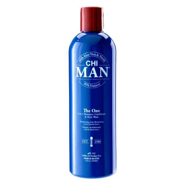 CHI MAN 3-in-1 Shampoo, Conditioner, Bodywash - 355ml
