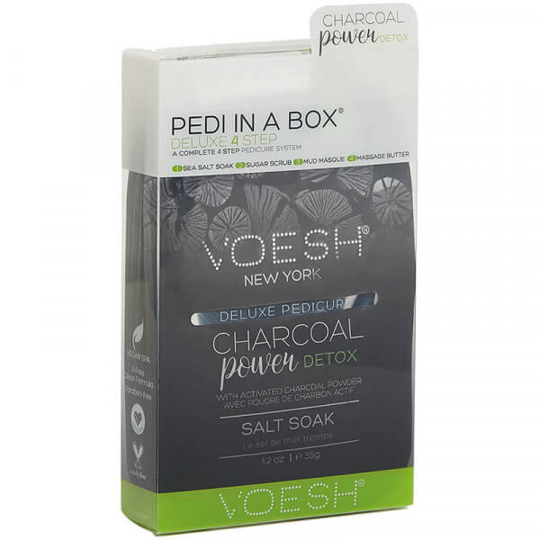 Pedi in a Box (4 Step) Charcoal Power Detox - 35g