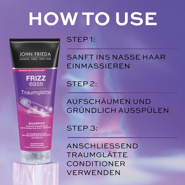 John Frieda Frizz Ease Wunder-Reparatur Set - Shampoo & Conditioner Für Strapaziertes, Frizziges Haar